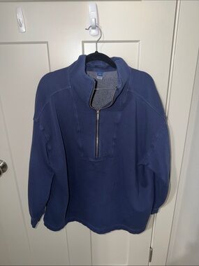 Old Navy women's Navy Half-Zip Sweater Pullover